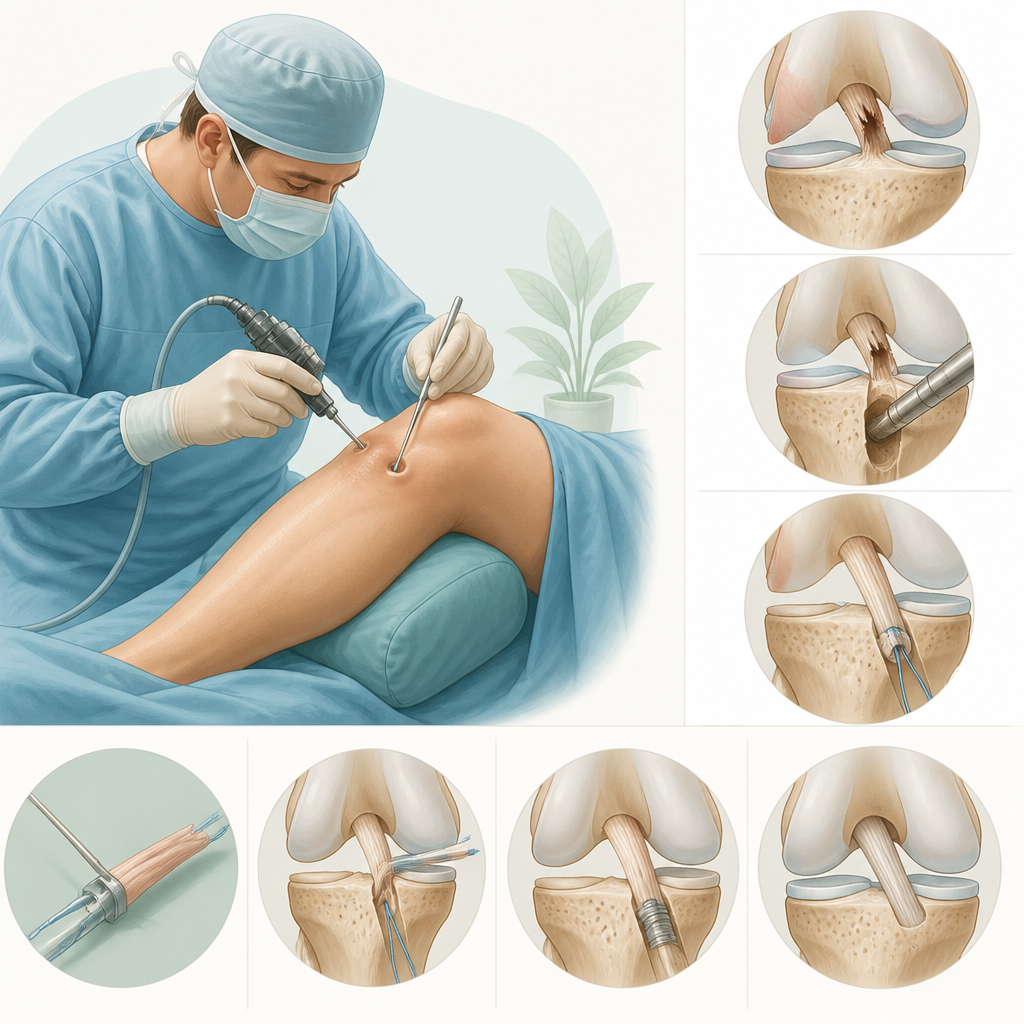 ACL Surgery illustration