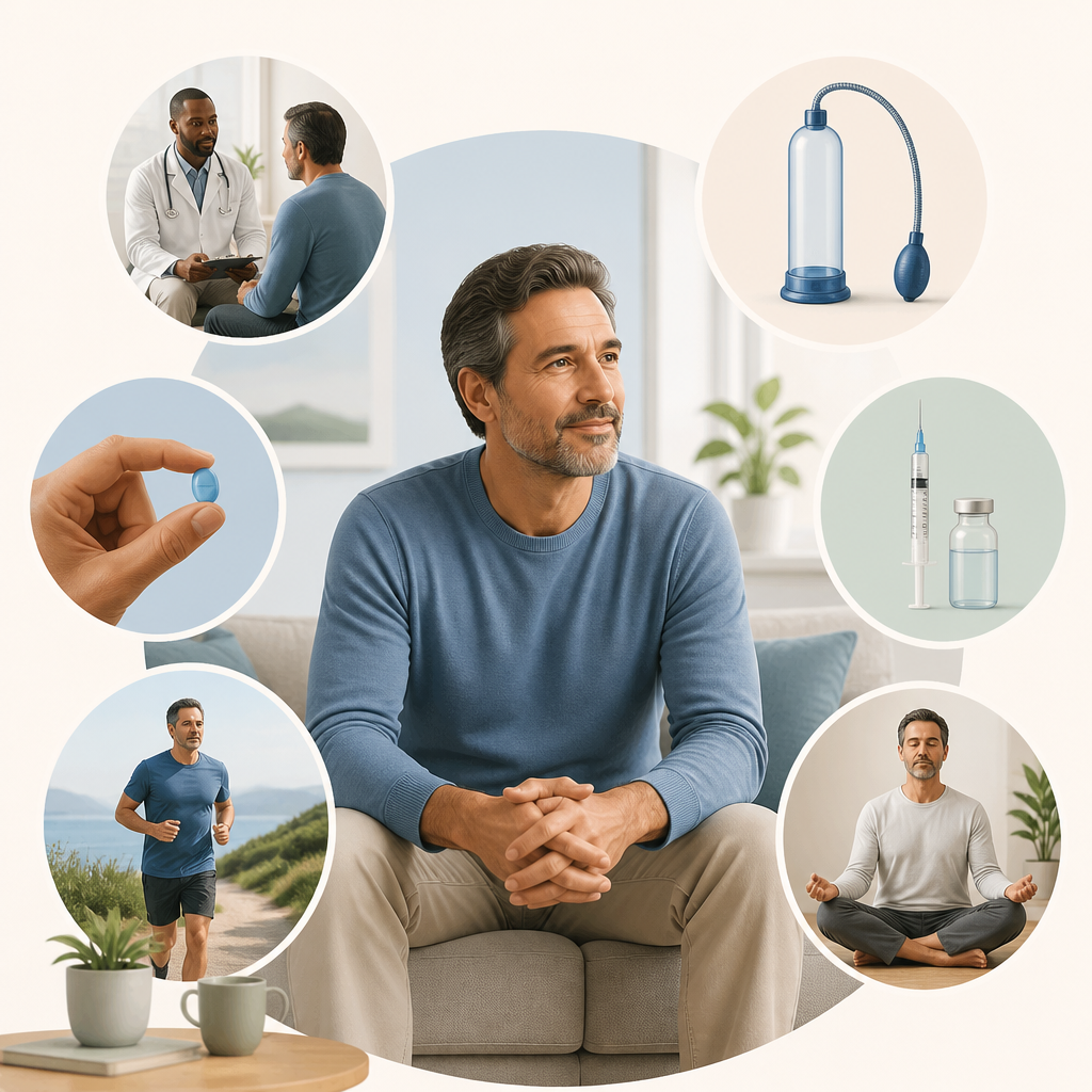 Erectile Dysfunction Treatment illustration