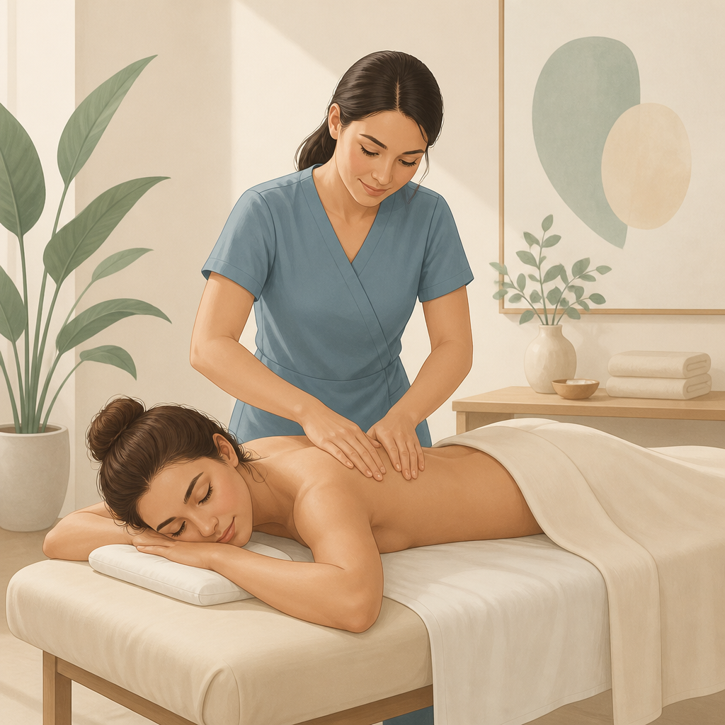 Medical Massage Therapy illustration