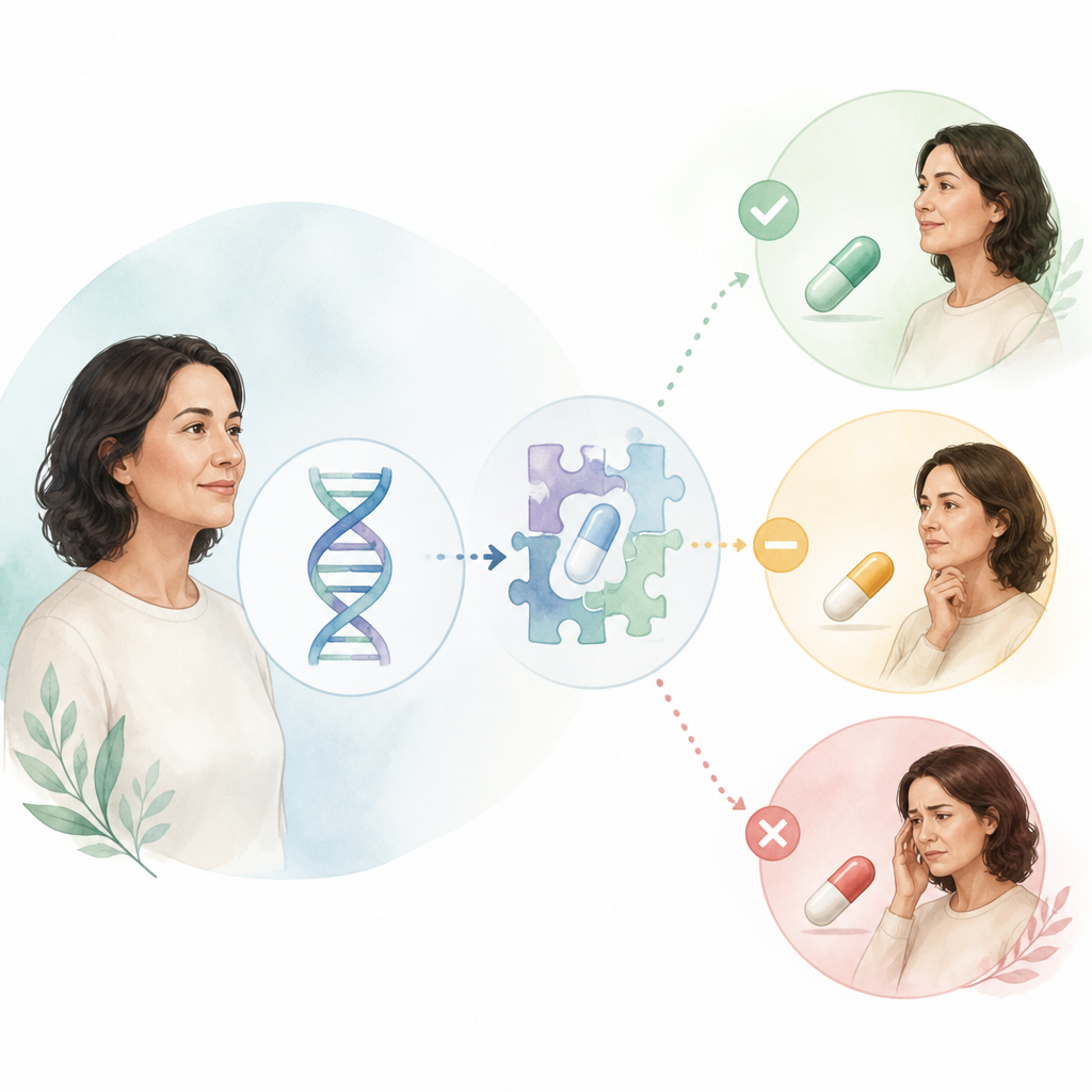 Pharmacogenomic Medication Matching illustration