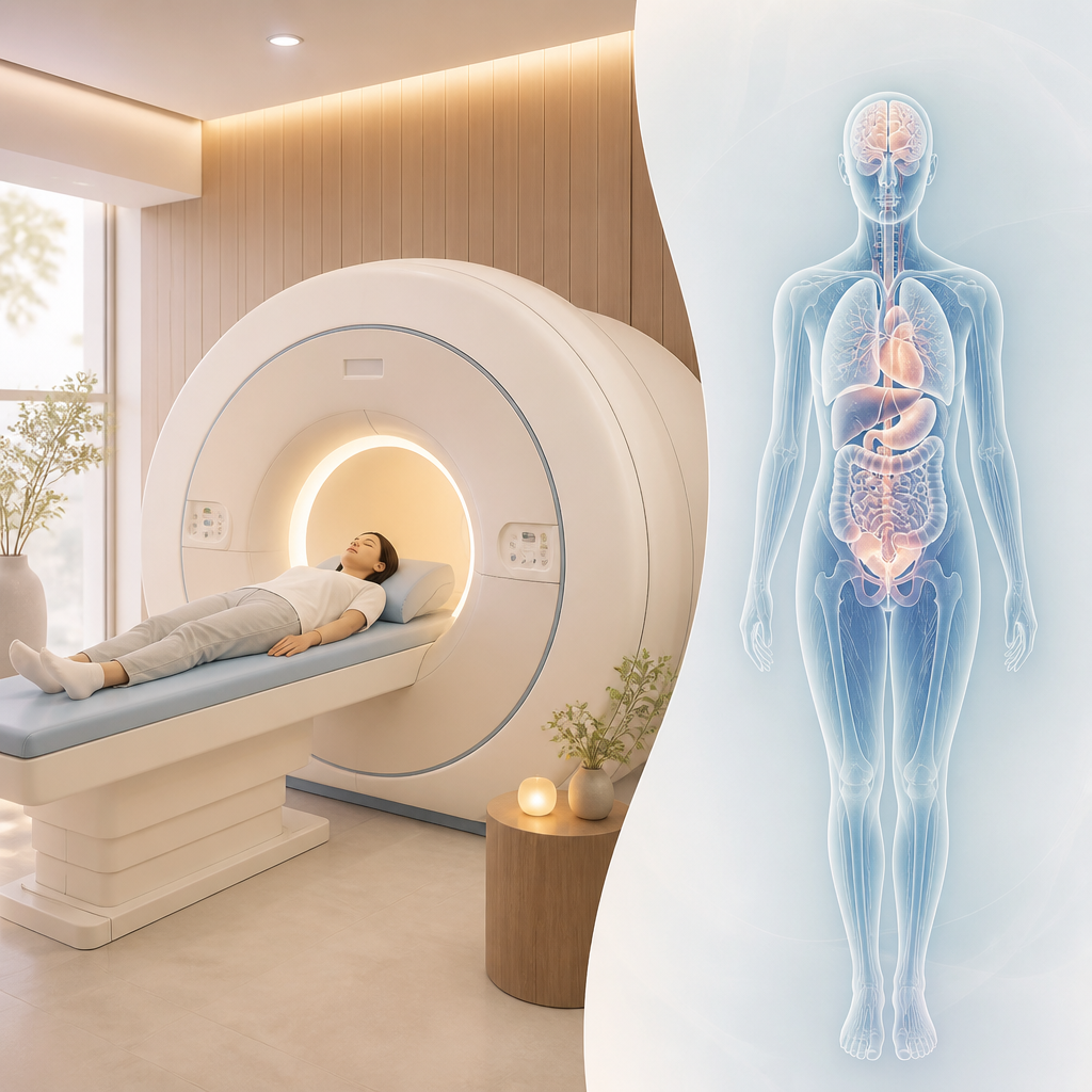 Whole-Body Cancer Screening MRI illustration